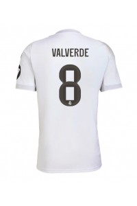 Real Madrid Federico Valverde #8 Jalkapallovaatteet Kotipaita 2025-26 Lyhythihainen